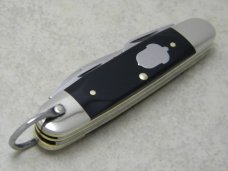 A.G. Russell USA 2001 Lowell AR Black Micarta Premium Scout Knife 