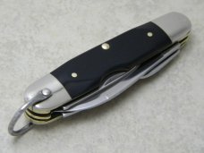 A.G. Russell USA 2001 Lowell AR Black Micarta Premium Scout Knife 