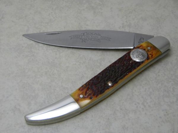 A.G. Russell USA Lowell AR Texas Rangers Toothpick Knife 