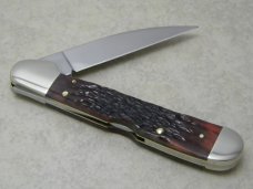 Case XX USA 2002 61549W Script Shield Wharncliff Copperlock Knife 