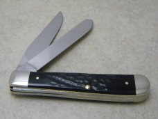 Case XX 2021 6254 Rough Black Trapper Knife 