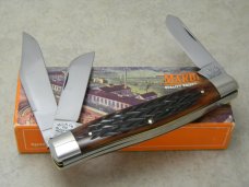Marbles M.S.A. Co. 01 Gladstone, Mich USA Bone Stockman Knife in Box c.2001
