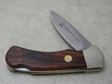 Puma Solingen Germany 4 Star Cocobola Wood Lockback Knife c.2009 NIB