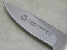 Puma Solingen Germany 4 Star Cocobola Wood Lockback Knife c.2009 NIB