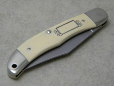 Schrade USA SC524 Scrimshaw Medium Folding Hunter Knife 