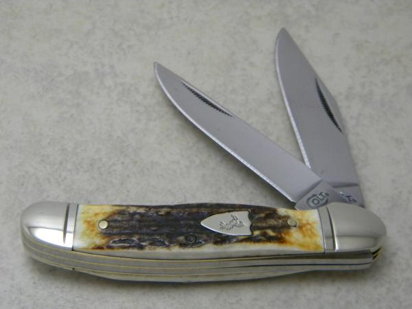 Colt CT222 Genuine Stag Copperhead Knife