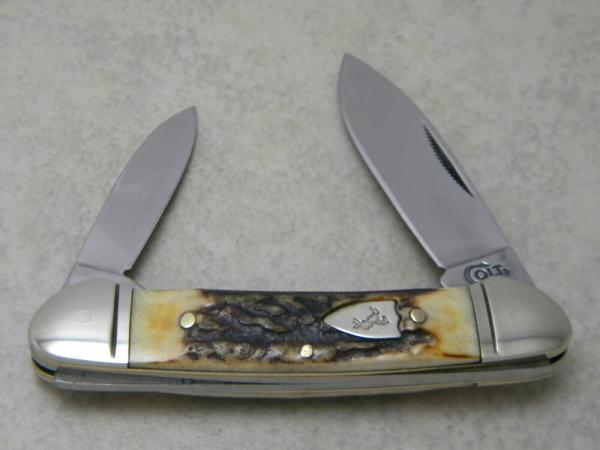 Colt CT220 Genuine Stag Canoe Knife