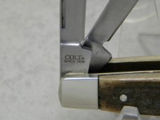 Colt CT0120 Stainless Genuine Stag Congress Knife