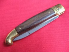 Vintage Italian Engraved Leverlock Switchblade Knife