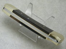 Buck 110 USA Hunter Wood Folding Lockback Knife & Pouch in Box - 3rd Version 2 Rivet c.1971-73