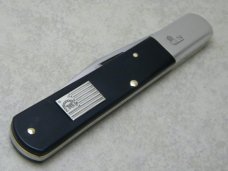 Queen USA Q76 Slick Black LTD ED USA Bicentennial Daddy Barlow Knife c.1976