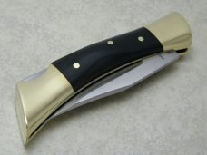 Case XX Stainless USA 3 Dot 1977 P197 L SSP Wood Shark Tooth Lockback Knife & Pouch