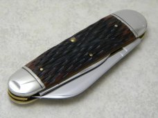 Schatt & Morgan Queen USA Bone 2008 NKCA Club Jumbo Sleeveboard WhittlerKnife NIB