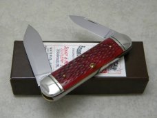 Schatt & Morgan Queen USA Bone 2004 Sunfish Elephant Toe NKCA Club Knife NIB