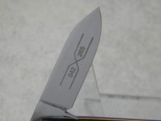 Schatt & Morgan Queen USA Bone 2004 Sunfish Elephant Toe NKCA Club Knife NIB