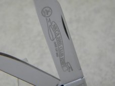 Schatt & Morgan Queen USA Bone 2005 Large Congress NKCA Club Knife NIB