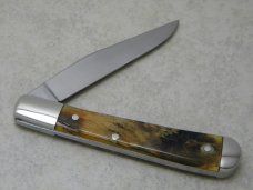 Canal Street Cutlery Co. USA Ram's Horn 2009 NKCA ClubTrapper Knife NIB 