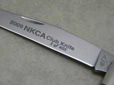 Canal Street Cutlery Co. USA Ram's Horn 2009 NKCA ClubTrapper Knife NIB 