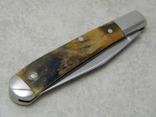 Canal Street Cutlery Co. USA Ram's Horn 2009 NKCA ClubTrapper Knife NIB 