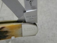 Bear MGC USA 547 Pattern Stag 1993 NKCA Club Stockman Knife NIB