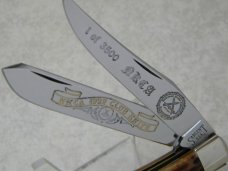 Queen City Sargent Co 1992 NKCA Club Trapper Knife in Display Box