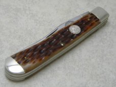 Queen City Sargent Co 1992 NKCA Club Trapper Knife in Display Box