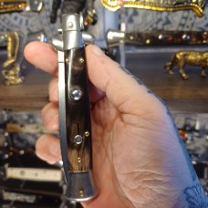 FRANK BELTRAME 9INCH 4MM SWIVEL BOLSTER IN BEAUTIFUL BRAZILIAN HORN 