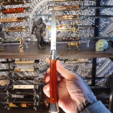 Frank Beltrame 11inch 4mm swivel bolster in cocobolo wood flat grind blade 