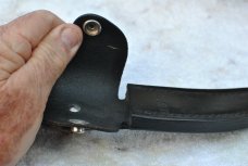 Buck 118 Sheath Only Mint NOS BlackLeather Chrome Multi Buck Snap