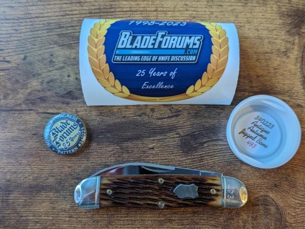 Great Eastern Cutlery 34 Humpback Whittler - Blade Forum 25th Anniversary #493 Great Eastern Cutlery 34 Humpback Whittler - Blade Forum 25th Anniversary #493