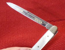  BATTLE AXE BRAND HICKEY & SHOUSE  SLIM PEARL WHITTLER PEARL HARBOR  CHECK OR MONEY ORDER