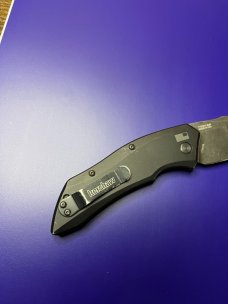 Kershaw Launch 1 Automatic Knife Black Aluminum 7100BW