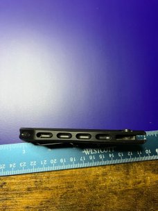 Kershaw Launch 1 Automatic Knife Black Aluminum 7100BW