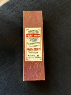 Schatt and Morgan Red Grooved Bone Swing Guard Cheetah Knife Queen 