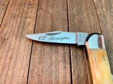 Parker Locking Humpback Whittler An Old Remington Pattern Appaloosa Bone Japan 