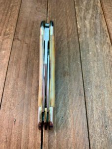 Parker Locking Humpback Whittler An Old Remington Pattern Appaloosa Bone Japan 