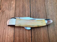 Parker Locking Humpback Whittler An Old Remington Pattern Appaloosa Bone Japan 