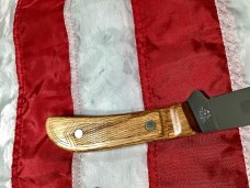 Queen Fixed Blade 4180 Knife w/ Attractive Fancy Wood Handles -NOS