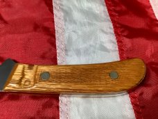 Queen Fixed Blade 4180 Knife w/ Attractive Fancy Wood Handles -NOS
