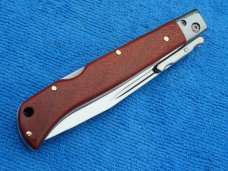 New 9" Roma style Swinguard Switchblade knife Wood handles