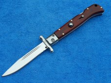 New 9" Roma style Swinguard Switchblade knife Wood handle II