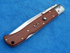 New 11" Roma style Swinguard Switchblade knife Wood handles
