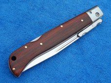New 11" Roma style Swinguard Switchblade knife Wood handles