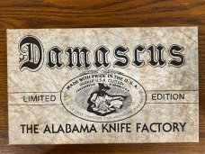 Parker-Edwards 1423D Ltd Ed Trapper w/Two Damascus Blades & Gnarly Stag Scales USA A-9200  