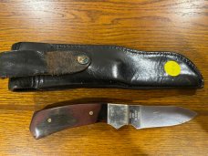 03 Parker-Edwards Spear Point Hunting Knife w/Stainless Steel Blade & Pakkawood Scales A018S