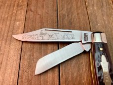 Schrade Rancher Stockman Brown Jigged Bone TH-5