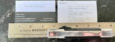Black Finger 777 Automatic Out The Front (OTF) Switchblade Knife, Italy, Unused 