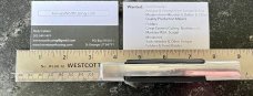 Black Finger 777 Automatic Out The Front (OTF) Switchblade Knife, Italy, Unused 