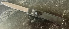 Tomb Raider Out The Front (OTF) Switchblade Knife With Ring, Germany?, Original Box, Unused 