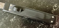 Tomb Raider Out The Front (OTF) Switchblade Knife With Ring, Germany?, Original Box, Unused 